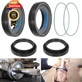 Hihitomorrow H-456320 Front Axle Vaccum Knuckle And Tube Seal For 1998-2004 Ford F250 F350 F450 F550