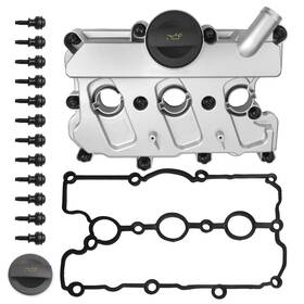 Mitzone 004-164aluw 06e103471p Valve Cover Compatible With Audi A4 A6 A7 A5 A8 White