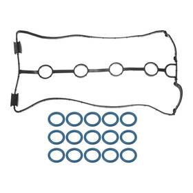 Uxcell A23100700ux0003 1 Set Valve Cover Gasket Replacement For 15.75 Inch X8.27 Black Blue