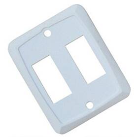 Valterra Dg201vp Diamond Group P7201c White Double Switch Face Plate