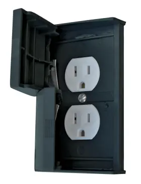 Dg52522svp Valterra Receptacle Cover Diamond Group Black Weatherproof