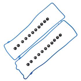 X Autohaux A23022100ux0783 1 Set Engine Valve Cover Gasket Fit For Ford 22.05 Inch X7.09 Blue
