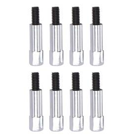 Yuchenshlp Sx-11127 8 Pcs Chrome Valve Cover Bolts Kit Mini Nut Fits For Pontiac V8 Engine 55-77