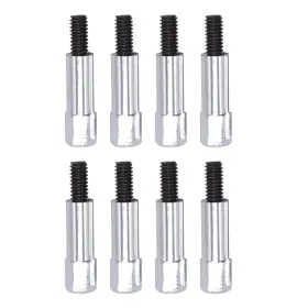 Sx-11127 Yuchenshlp 8 Pcs Chrome Valve Cover Bolts Kit Mini Nut Fits For Pontiac V8 Engine 55-77