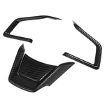 Autohaux Abs Plastic Interior Steering Wheel Cover Trim 5.31"X4.72", Black New. Price: $29.99.
