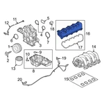 Ford F-250 Super Duty 2023 LC3Z6582K Right Engine Valve Cover New. Price: $157.52.