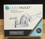 Dura Faucet Arc Spout Rv Lavatory Bathrooms DF-PL620L-CP Chrome Polished New. Price: $16.27.