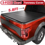 For 07-26 Silverado/sierra 5.8FT Short Bed Hard Solid Tri-fold Tonneau Cover New. Price: $389.49.