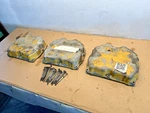 Set Of Caterpillar 3176 C10 Diesel Engine Valve Covers 9Y4580 Oem Used. Price: $286.00.