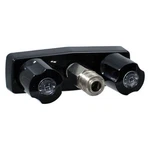 Valterra Black Plastic Spray Port Faucet Knobs Handles & Hot/cold Outlet New. Price: $41.53.