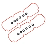 Autohaux 2PCS Engine Valve Cover Gasket With Seals 14.17"X6.69", Black, Red New. Price: $22.59.