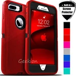 For Iphone 6 7 8 Plus 2020 Shockproof Rugged Case Cover + Screen Protector New. Price: $8.89.