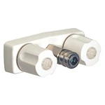 Valterra Phoenix White Tub & Shower Faucet Knobs Handles Quick Connect New. Price: $46.81.