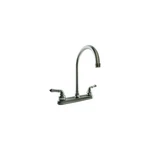 Dura DF-PK330HC-SN J-spout Kitchen Faucet, Satin Nickel New. Price: $59.65.