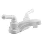 Dura Classical Plastic White Low-arc Lavatory Faucet Levers Handles New. Price: $35.74.