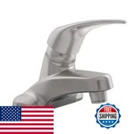 Dura Faucet DF-PL100-SN Rv Single Lever Bathroom Brushed Satin Nickel New. Price: $62.16.